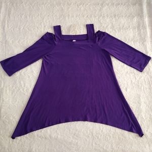 Come N See Cold Shoulder Top